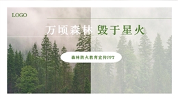 森林防火教育培訓宣傳課件